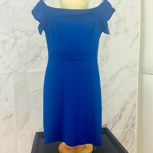 Fernando Wong Royal‎ Blue Custom Interview Dress size 4